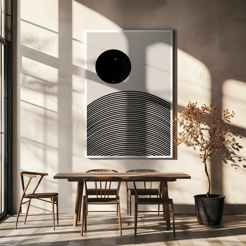 Kreise und Kurven | Leinwand