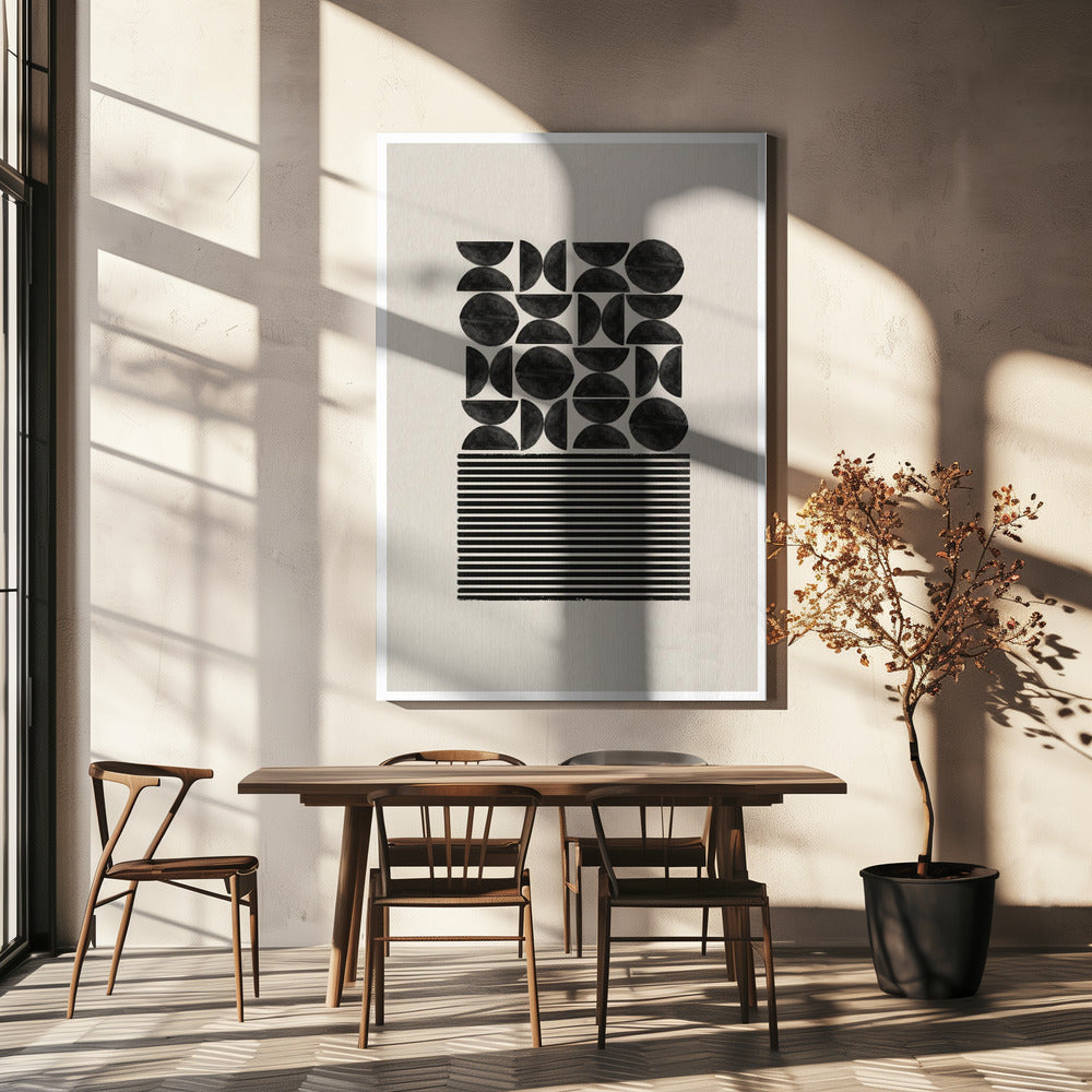 Geometrische Balance | Leinwand