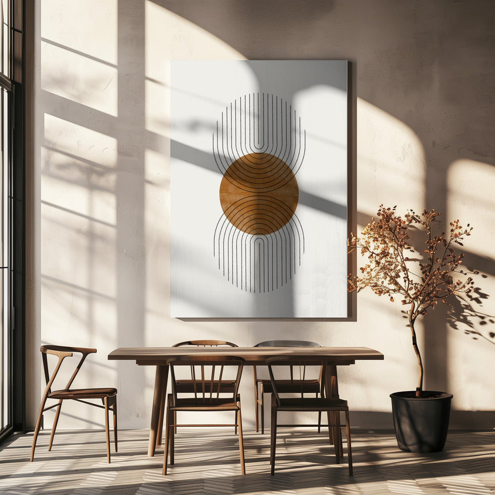 Symmetrische Echos | Leinwand