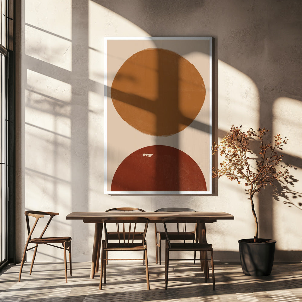 Doppelkreise Harmonie | Leinwand