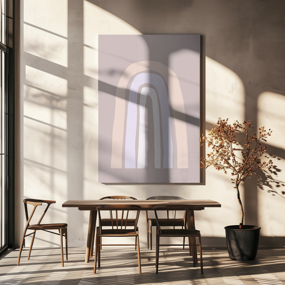 Soft Pastel Tones And Organic Shapes | Canvas