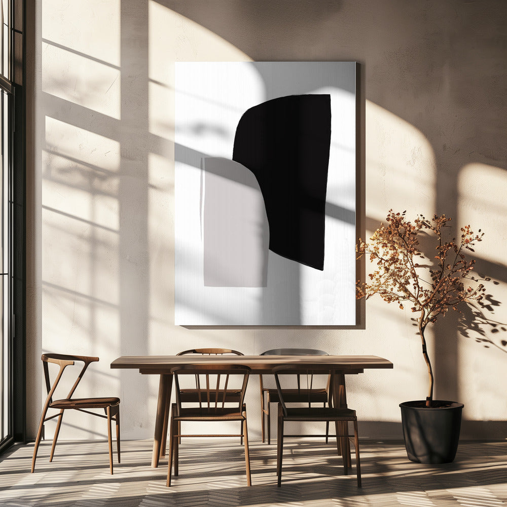 Monochrome Formen | Leinwand