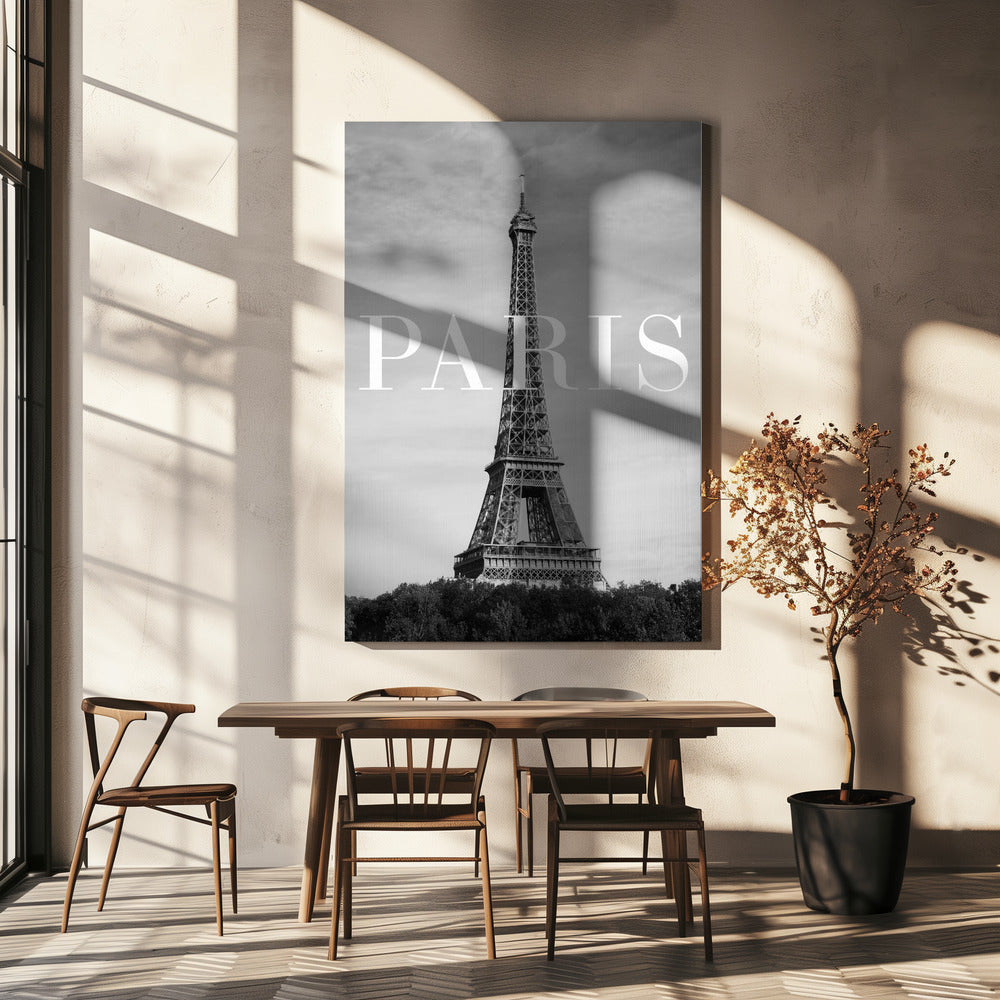 Paris Text 2 | Leinwand