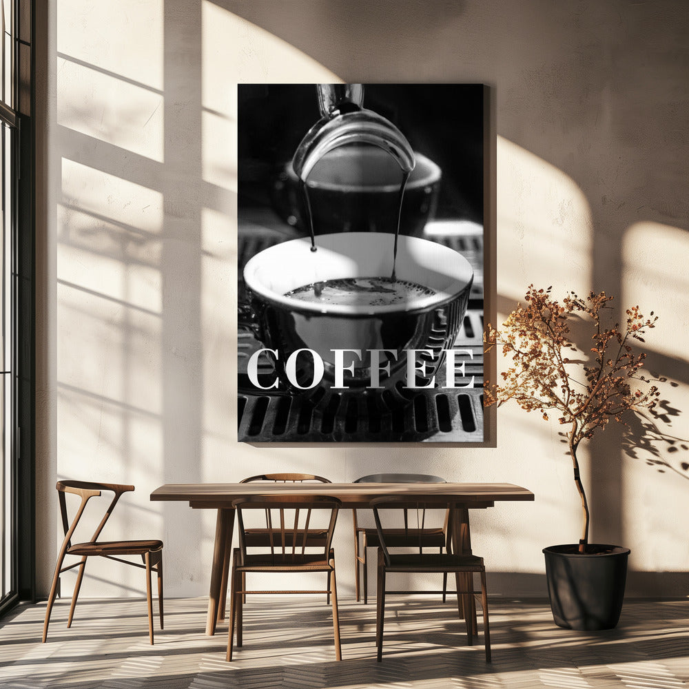 Kaffeetext 2 | Leinwand
