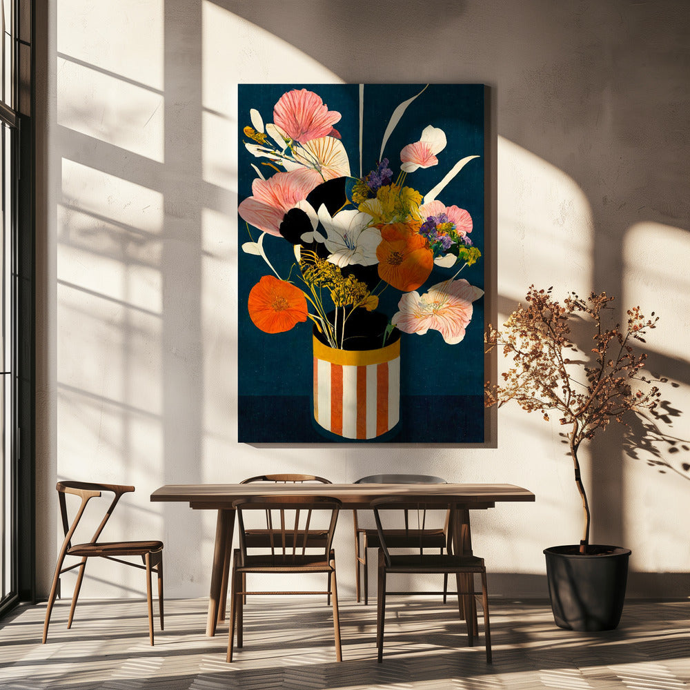 Lebendige Blüten | Leinwand