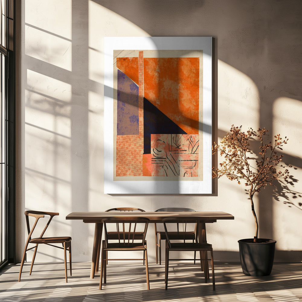Geometrische Farbtöne | Leinwand