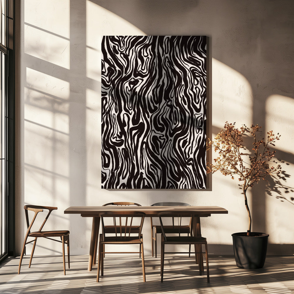 Zebrawellen | Leinwand