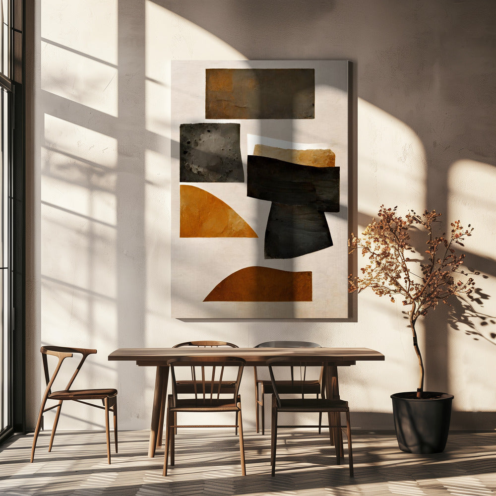 Rostige Formen | Leinwand