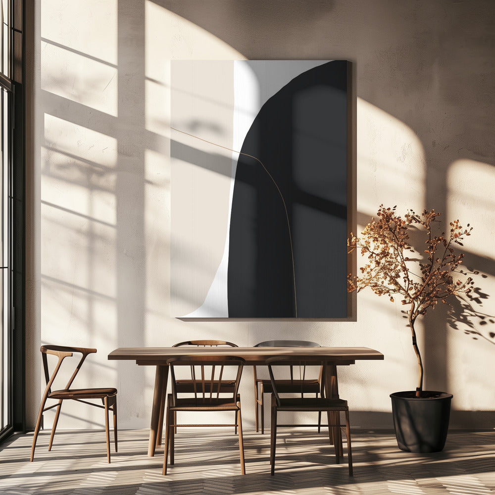 Delicate Curved Shapes | Canvas