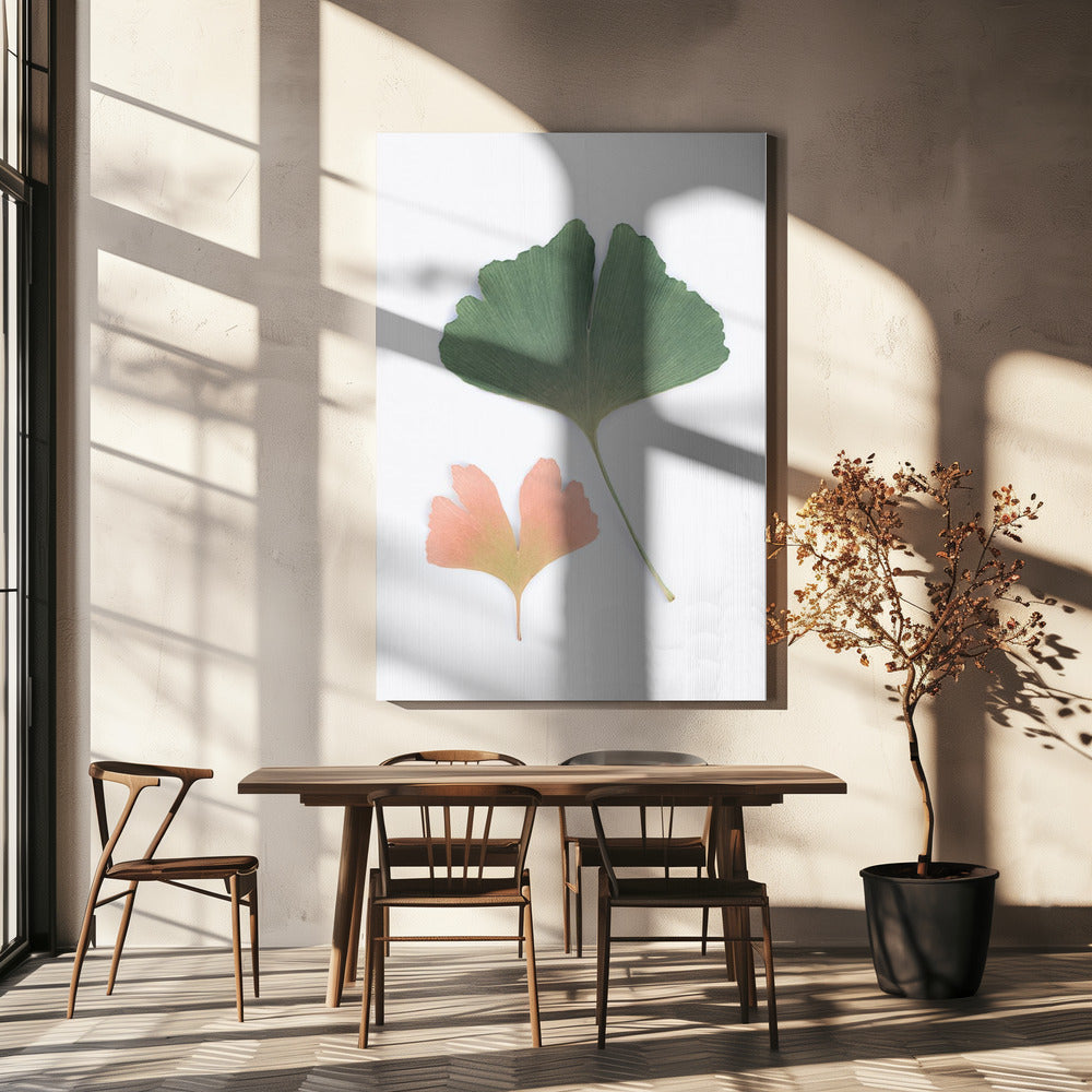 Pastell Ginkgo | Leinwand