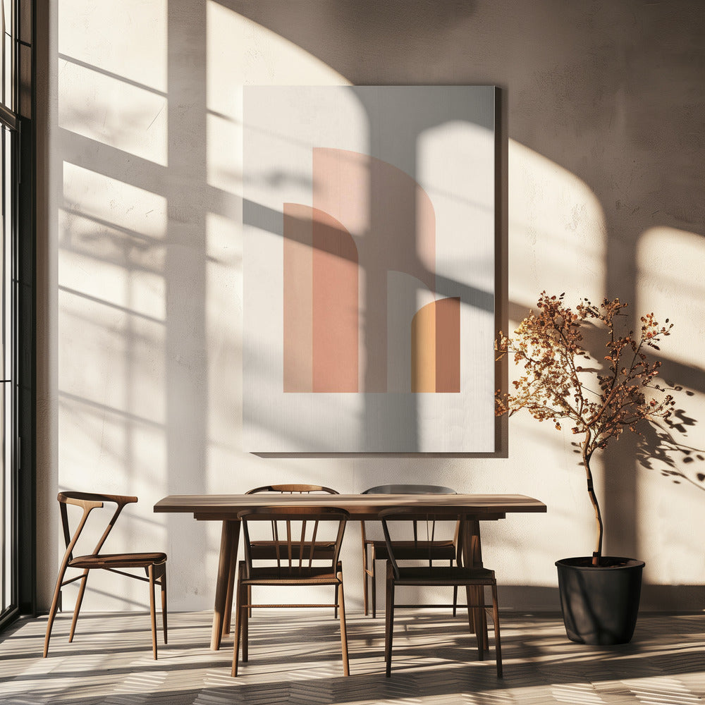Retro Geometrisch IV | Leinwand