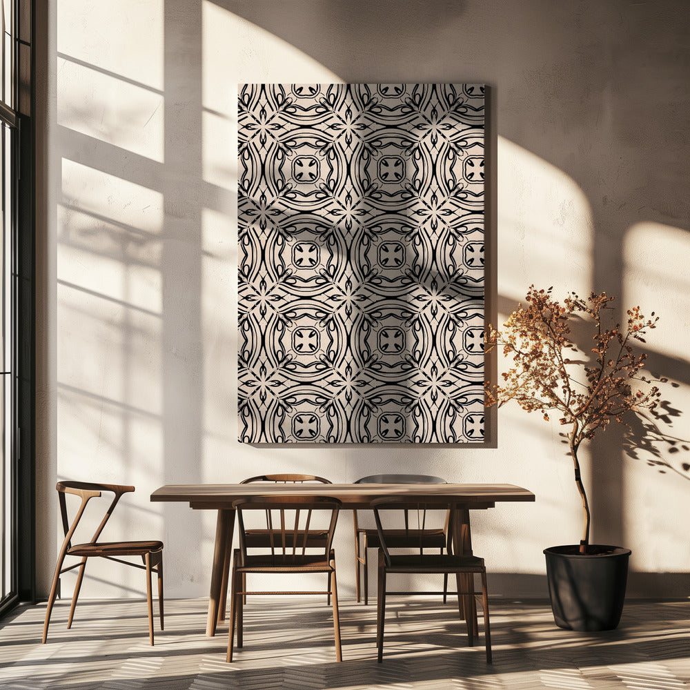 Verzierte Symmetrie | Leinwand