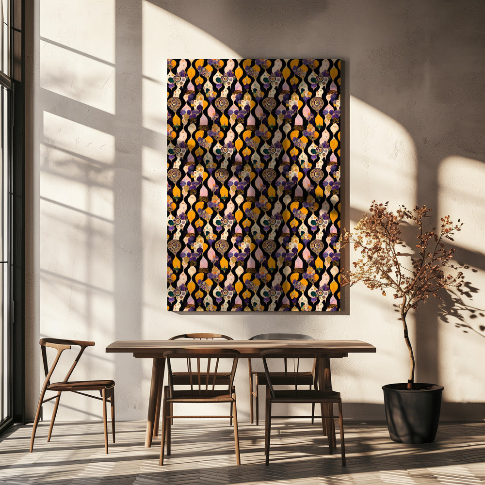 Verzierte Echos | Leinwand