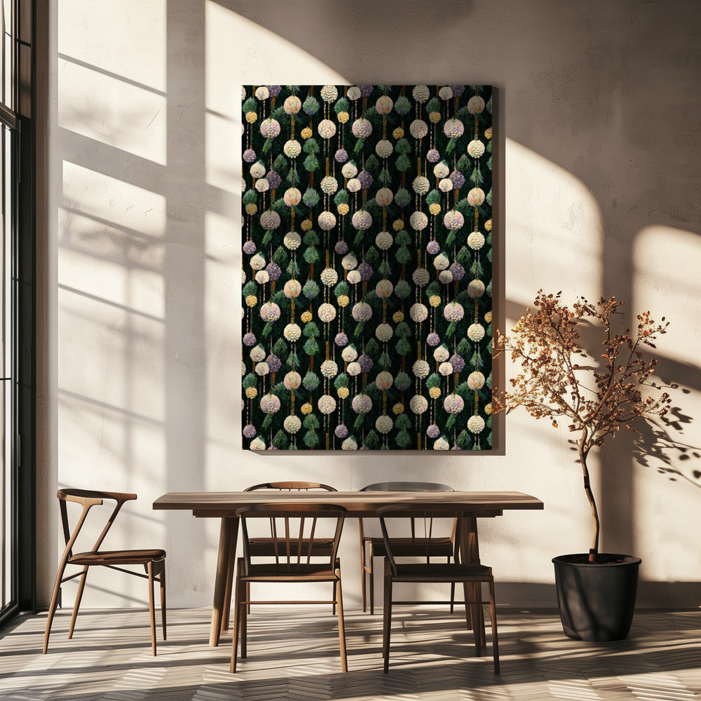 Festive Pine Ornaments | Canvas