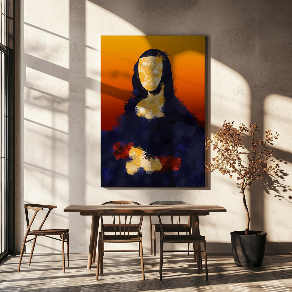 Pelzige Mona | Leinwand