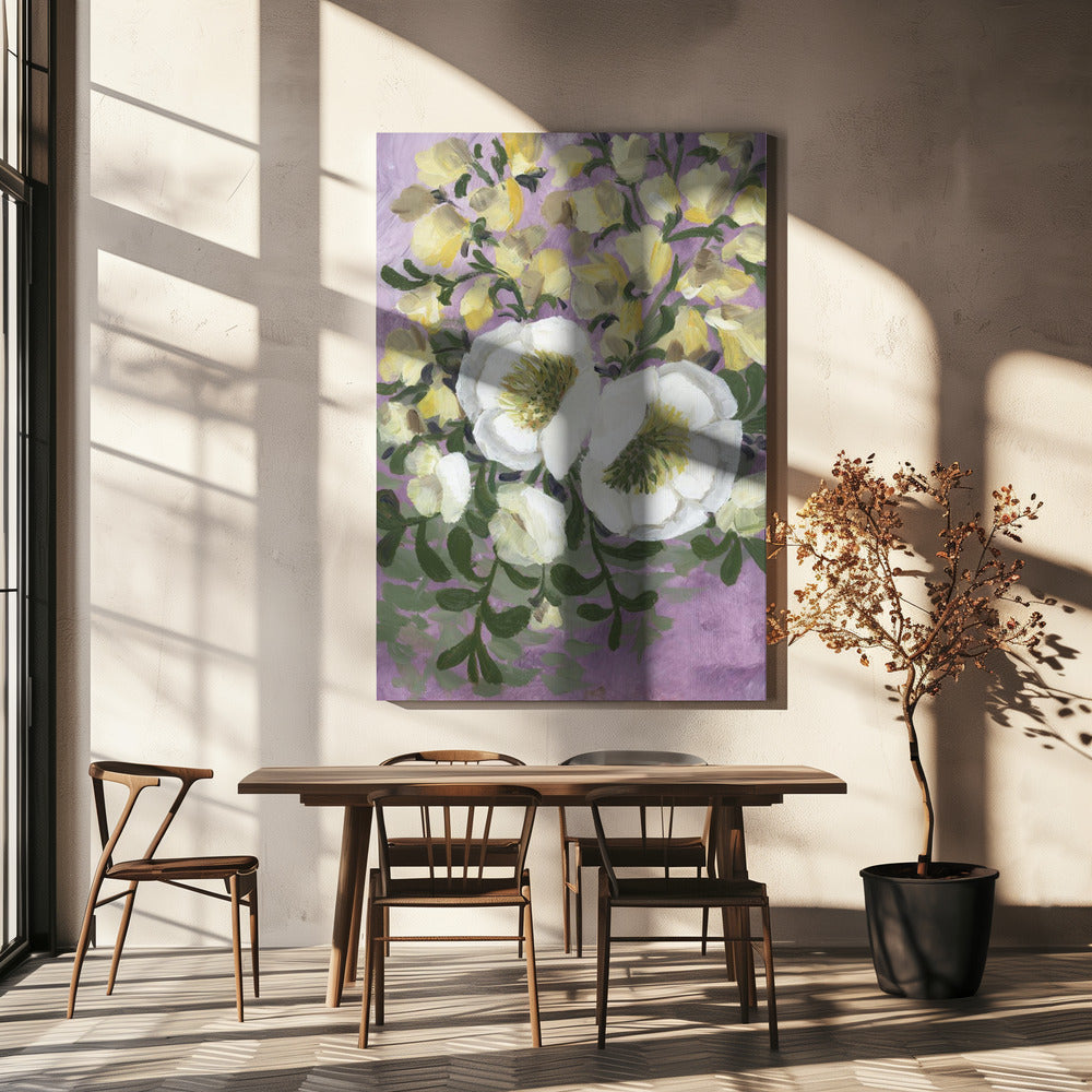 Raelynna malerische Blumen | Leinwand