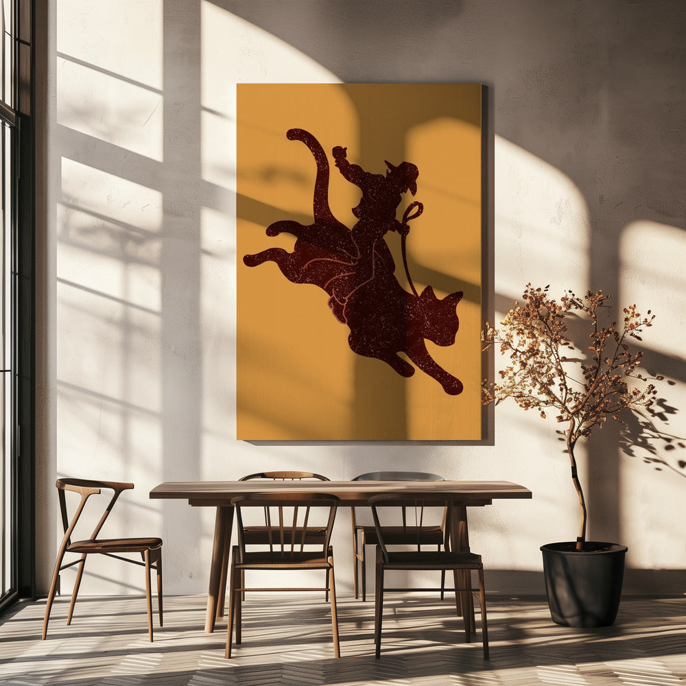 RODEO-KATZE | Leinwand