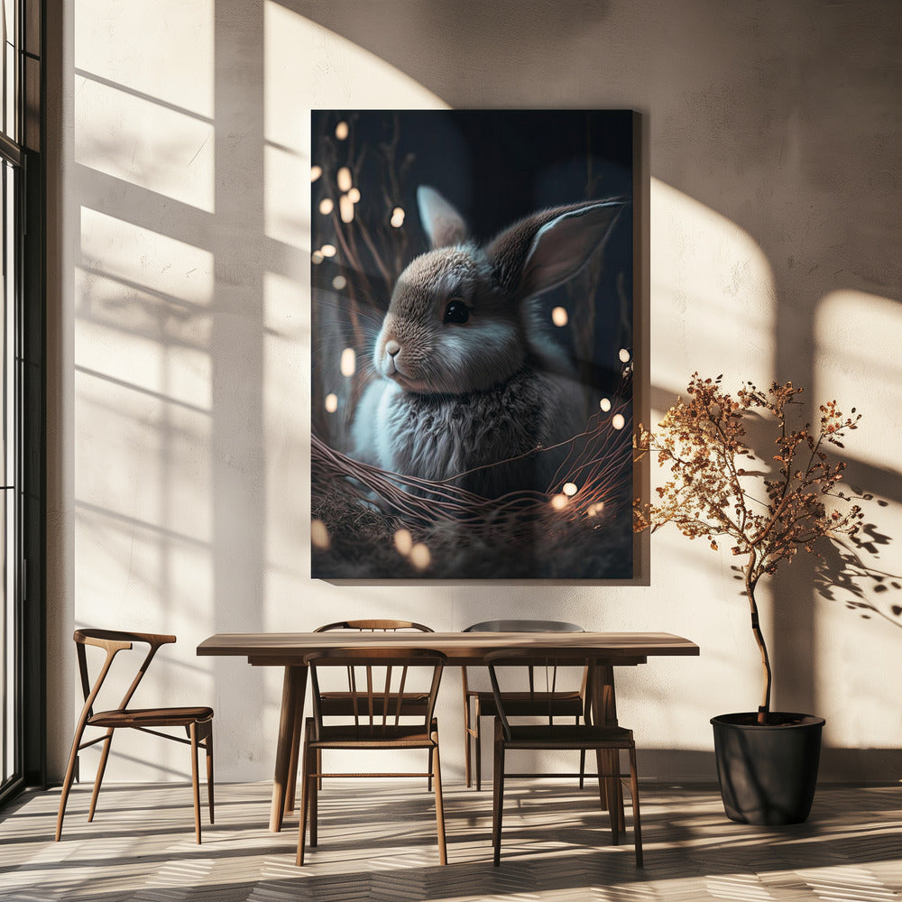 Verzauberter Hase | Leinwand