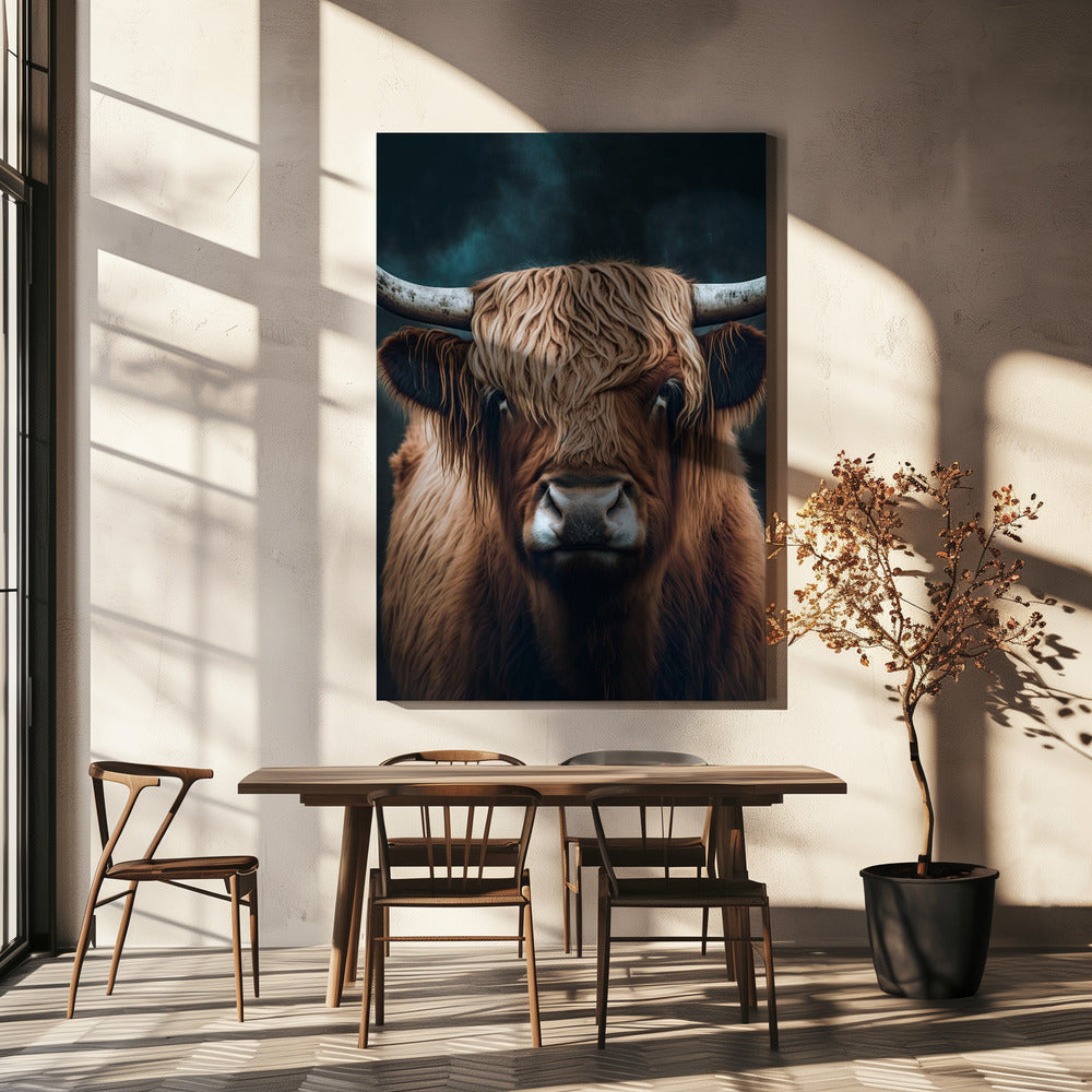 Majestätischer Highlander | Leinwand