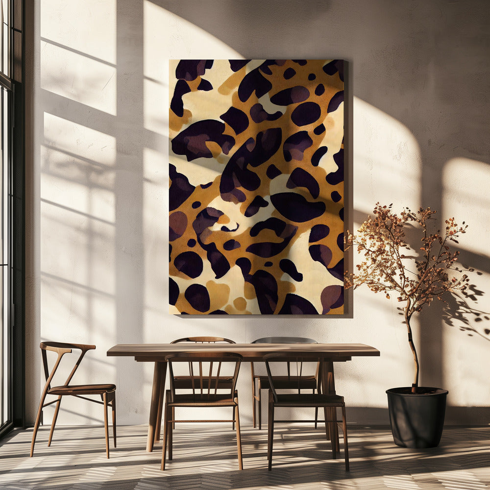 Leopardenträume | Leinwand