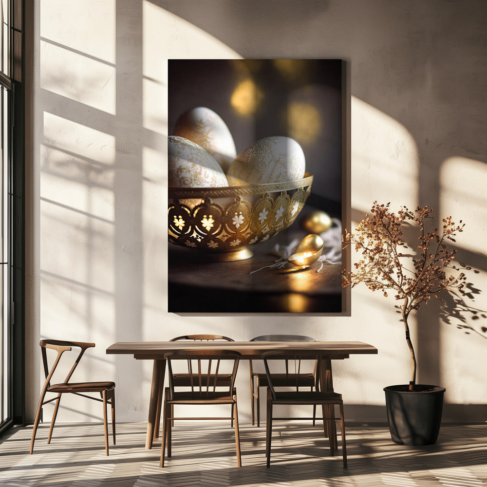 Goldene Eleganz | Leinwand