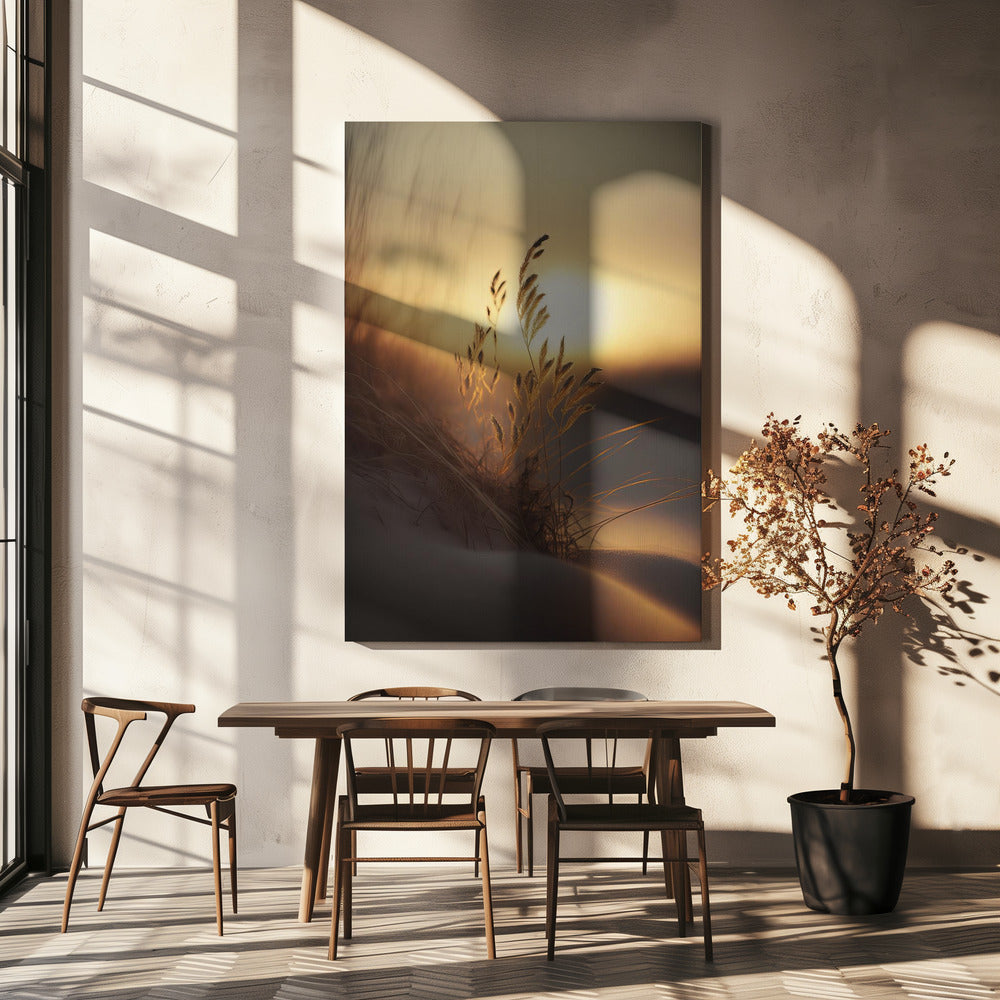 Goldenes Flüstern | Leinwand