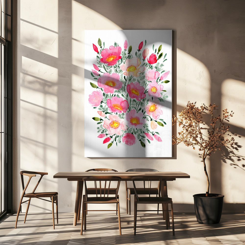 Winterlynn bouquet in pink | Canvas