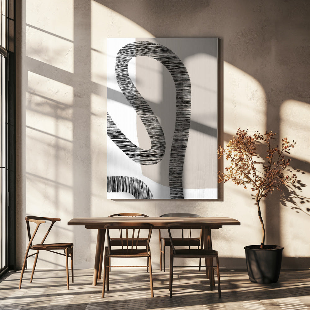 Gebogene Texturen | Leinwand