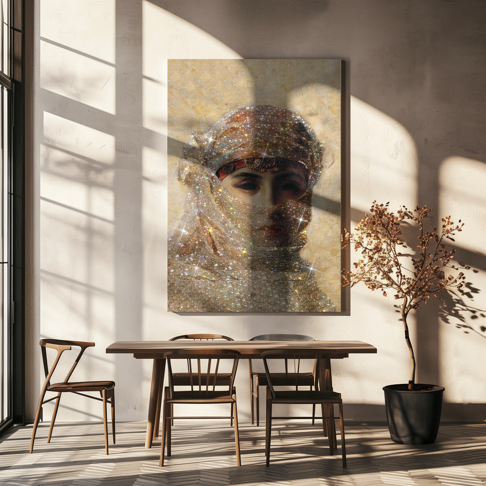 Glittered Beauty | Canvas