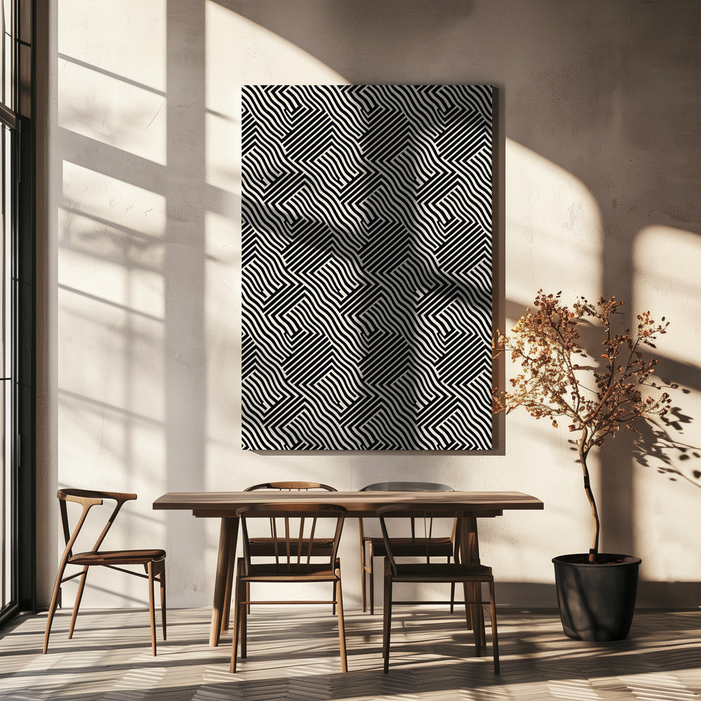Wellen der Illusion | Leinwand