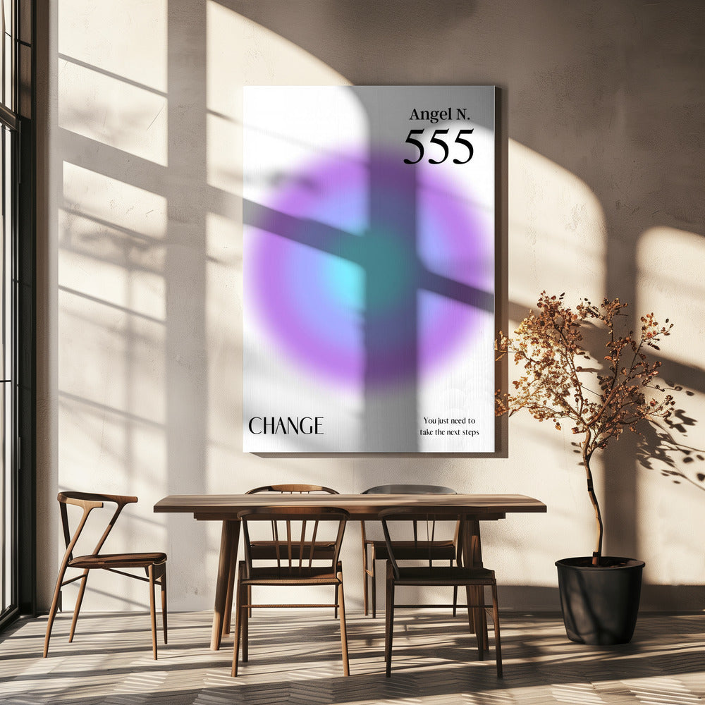 Engel Nummer 555 | Leinwand