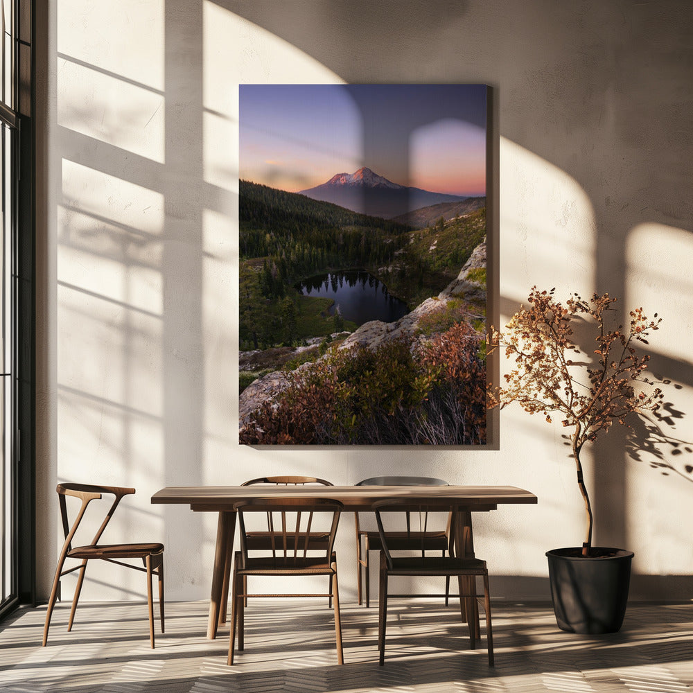 Heart Lake vertikal | Leinwand