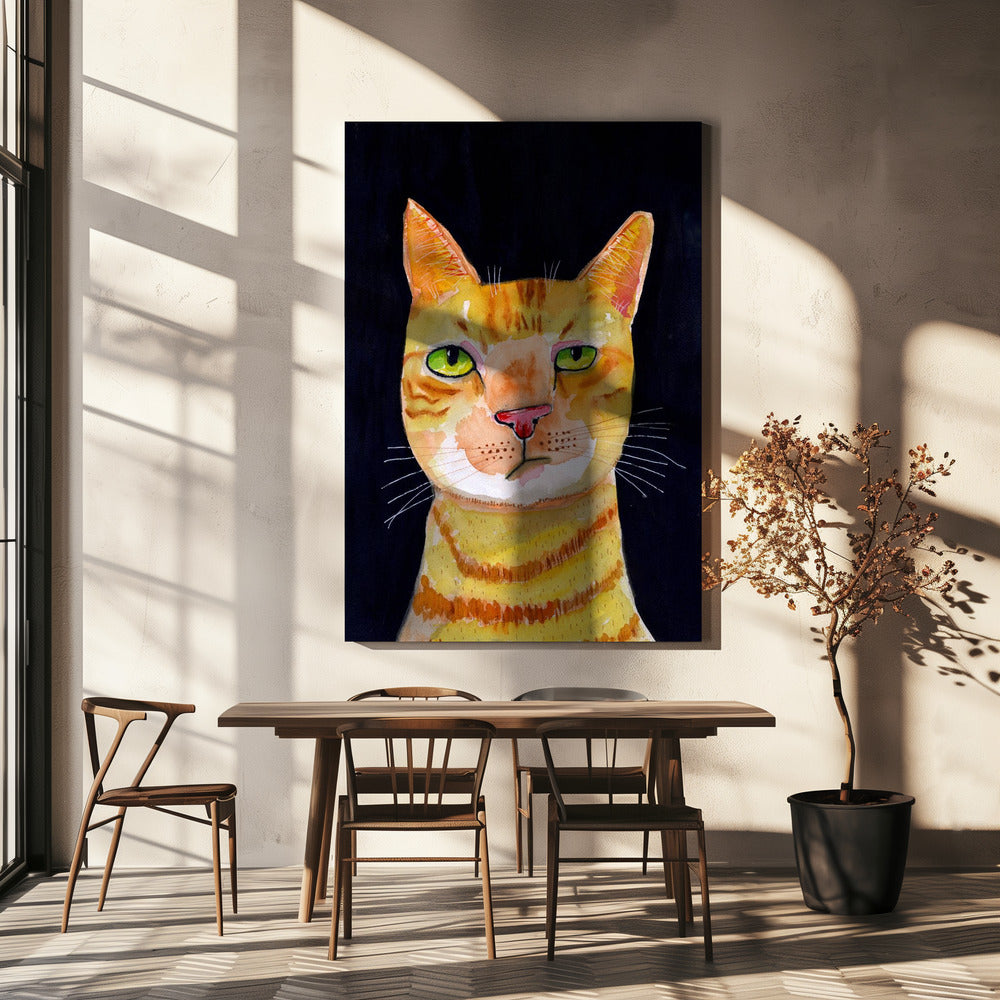 Ingwerkatze | Leinwand
