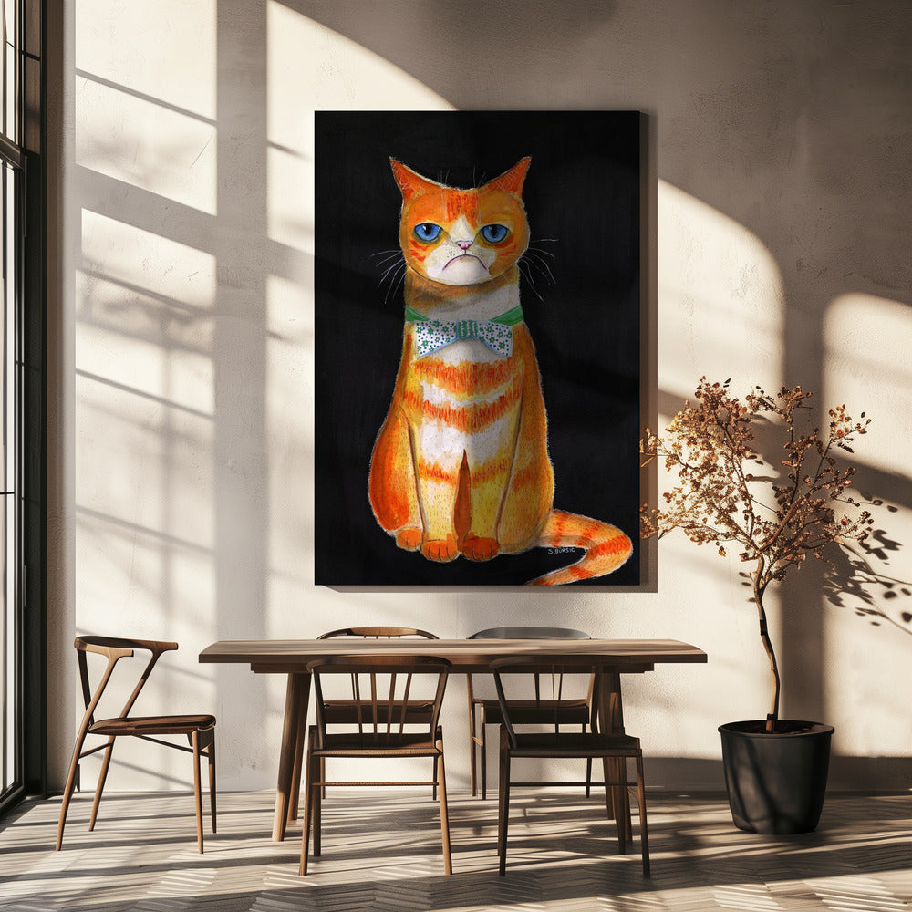 Sad Cat | Canvas