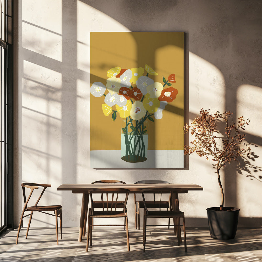 Blumenvase | Leinwand