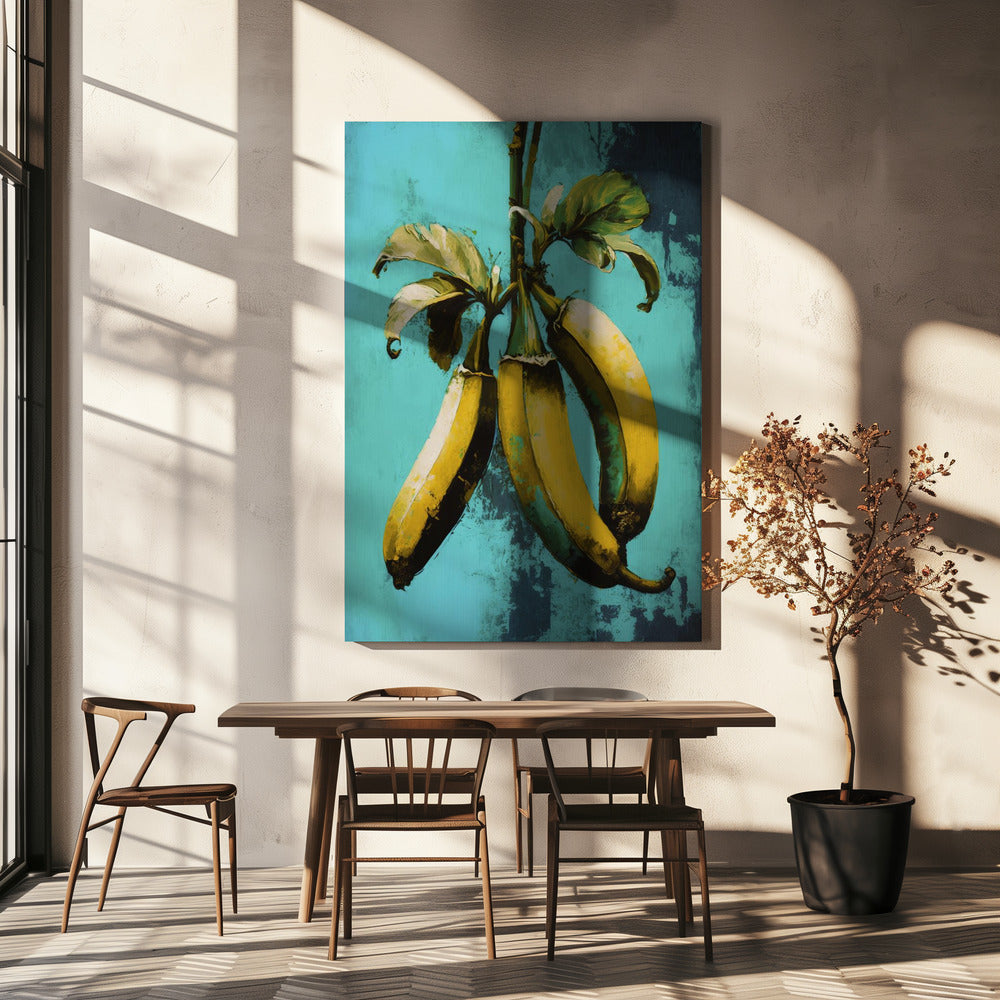 Bananen-Blues | Leinwand
