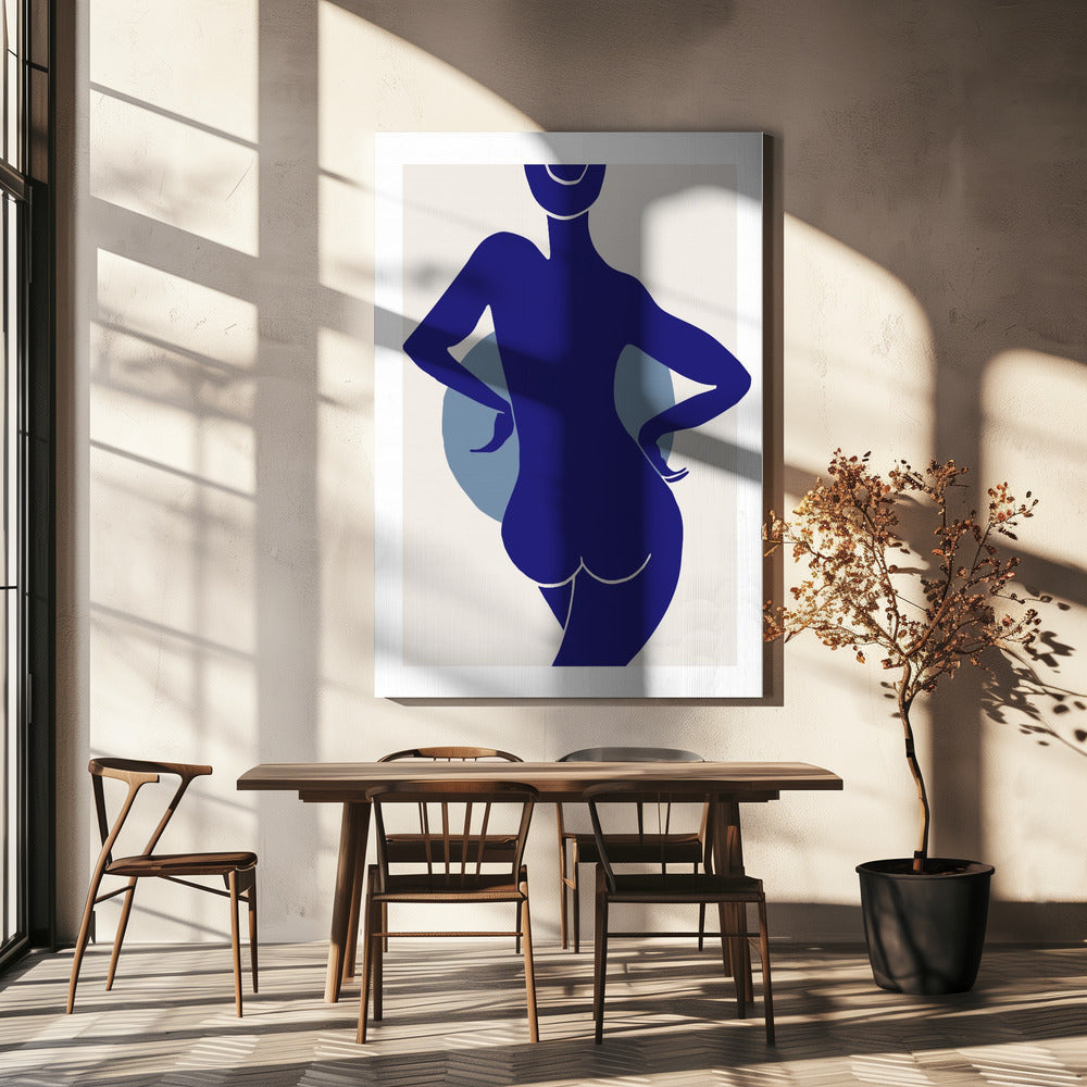 Femme Bleu | Leinwand
