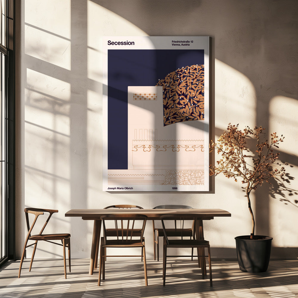 Secession Creme | Leinwand