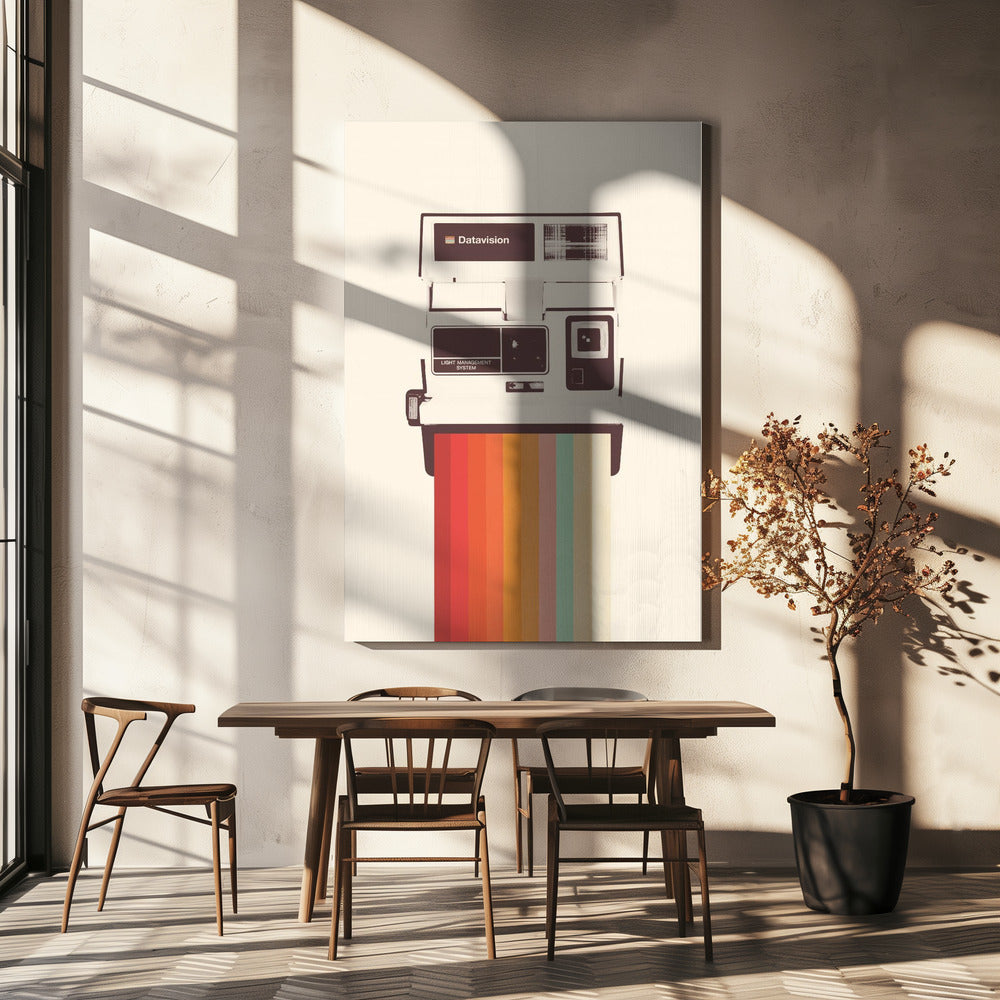 Instant Camera Rainbow | Canvas