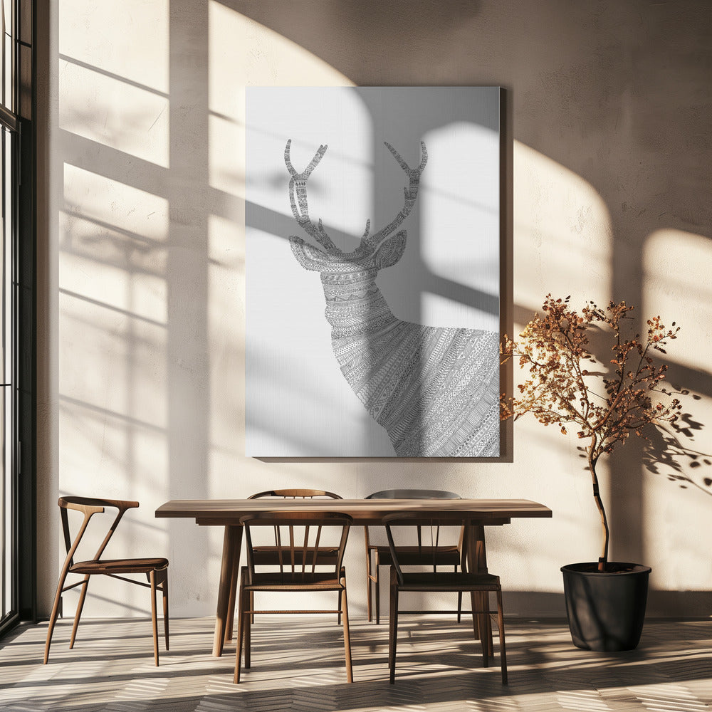 Hirschgrau | Leinwand