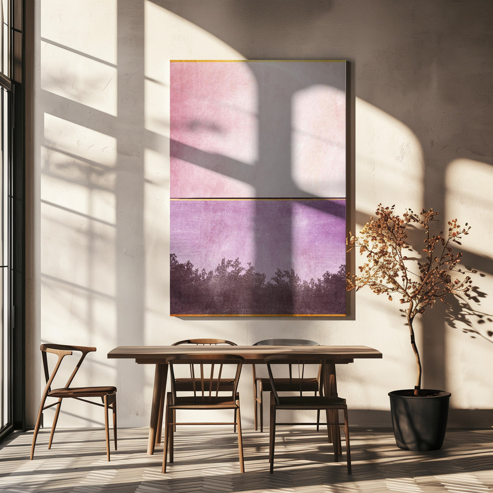 Rosa und Gelb 1 | Leinwand
