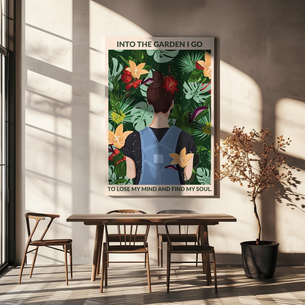 Into the Garden Standard Wall Art | Canvas