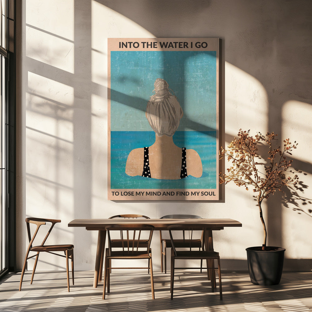 Into the Water (silver) | Canvas