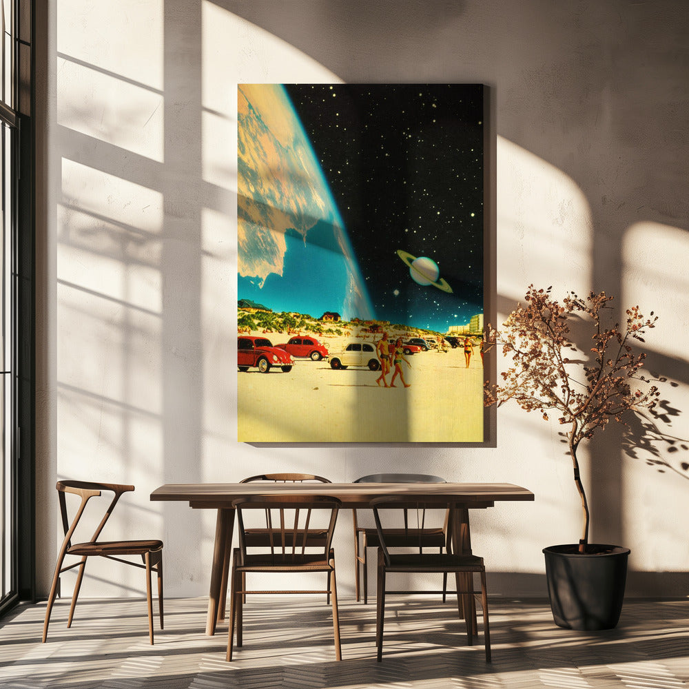 Galaxie Strand | Leinwand