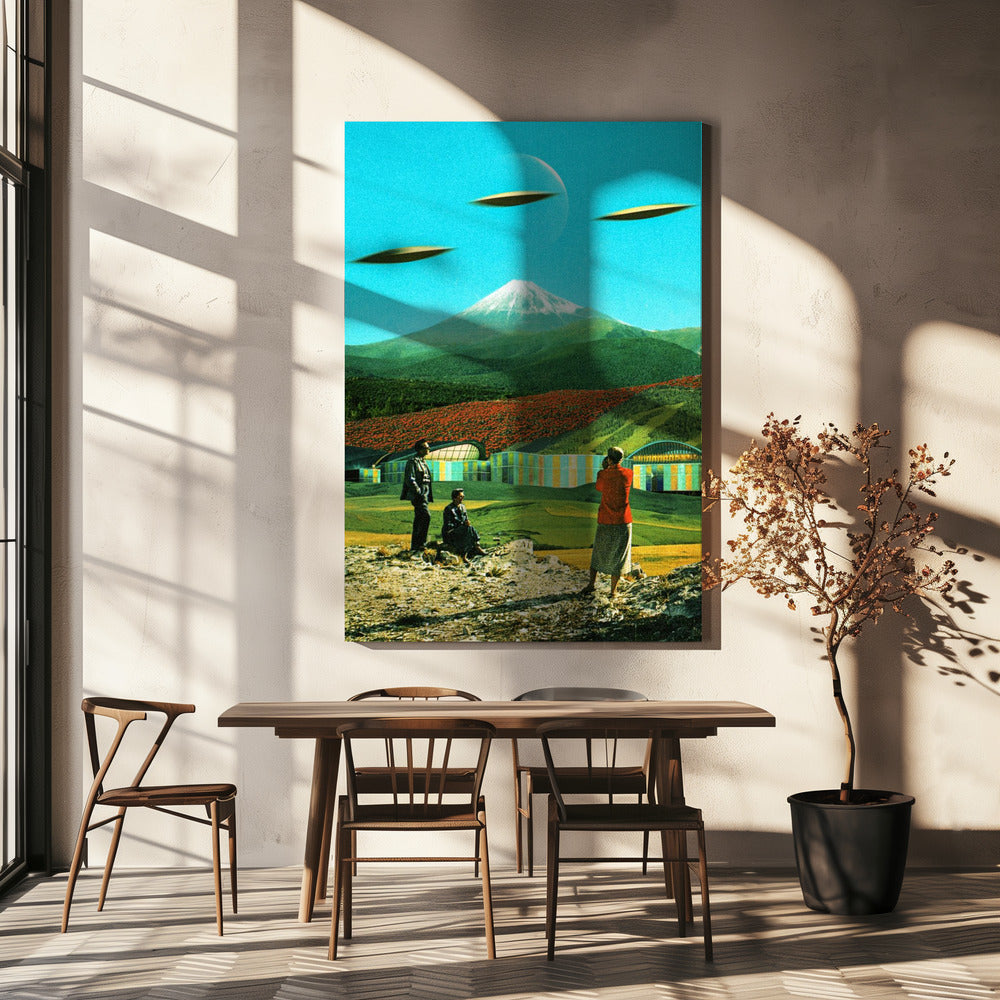 Eine Alien-Invasion | Leinwand