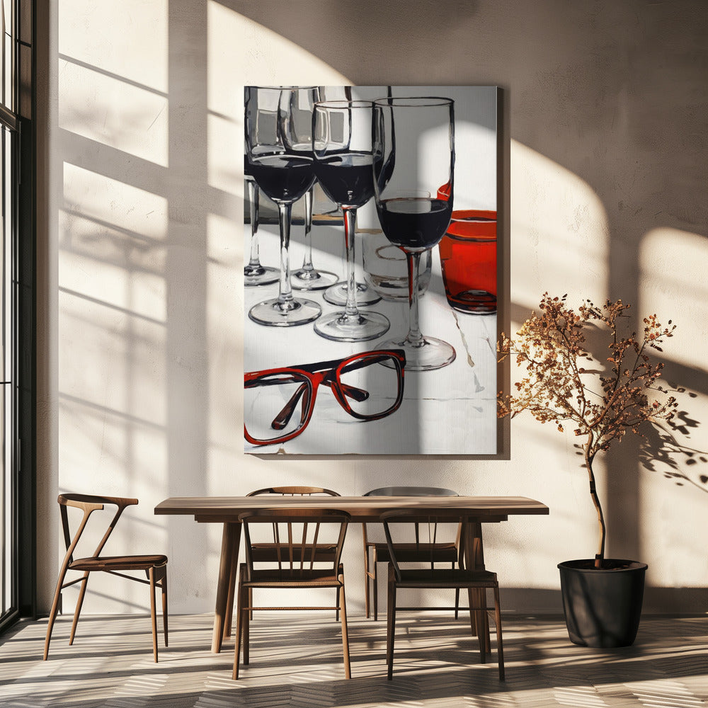 Wine & Reflection | Canvas