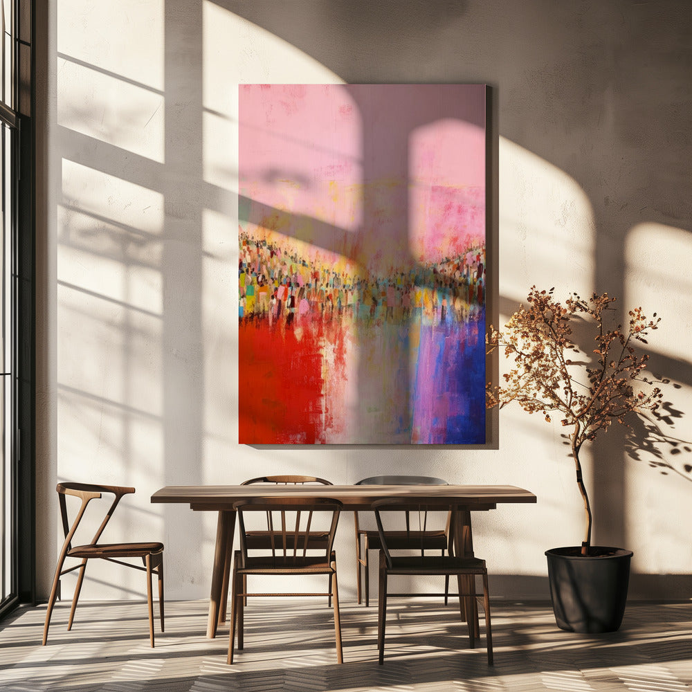 Colorful Gathering | Canvas