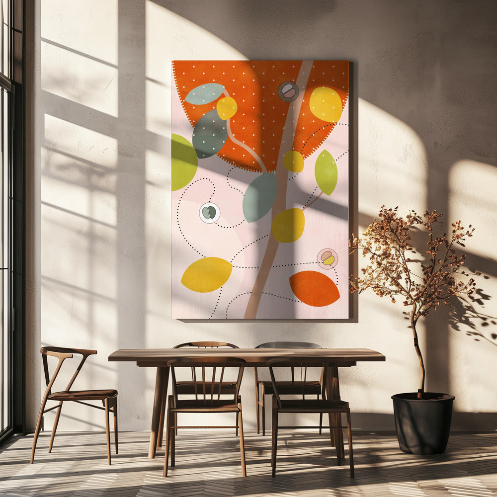 Freundliche Farben Hilma 5 | Leinwand