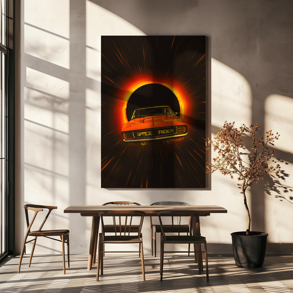 Der Space Rider | Leinwand
