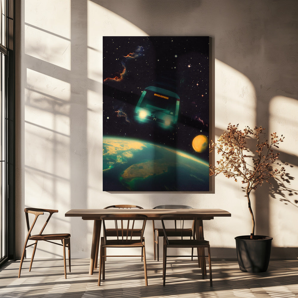 Der Space Express | Leinwand